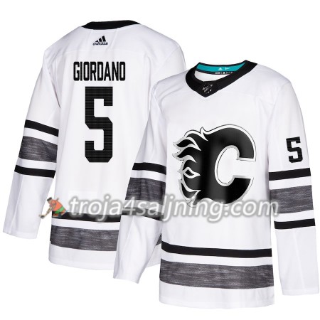 Calgary Flames tröja Mark Giordano 5 Vit 2019 All-Star Adidas Authentic - NHL Tröjor Herr